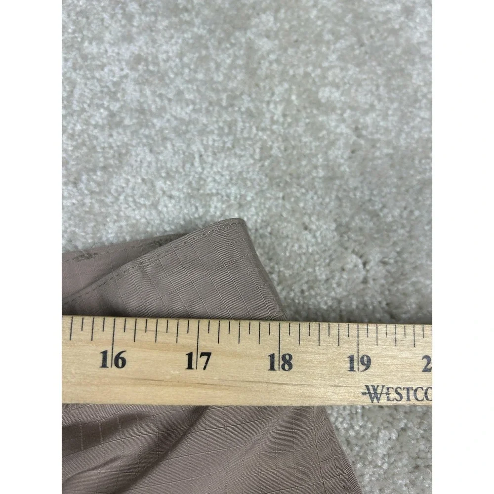 Beige Cargo Pants‎ Mens 36x32 Nylon Elastic Waist Lightweight Pockets Casual